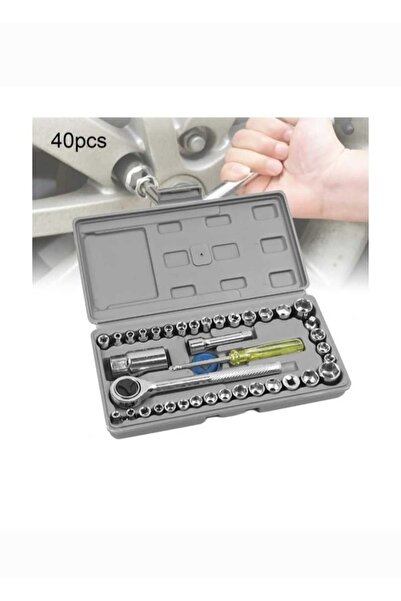 ÇEÇEN HOME Σετ 40 τεμαχίων με καστάνια και ειδική τσάντα, κατσαβίδι με καστάν...