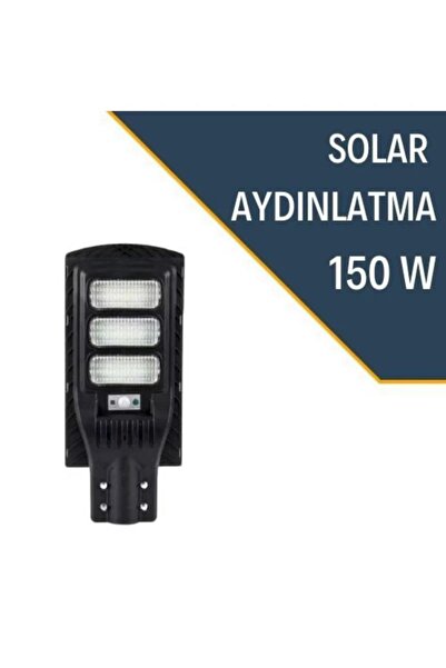 Lexron 150w Ip65 Solar Güneş Enerjili Bahçe Ve Sokak Lambası