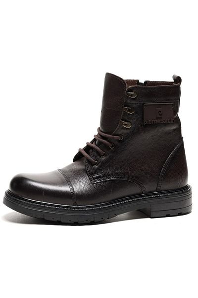 Pierre Cardin 381800   Ανδρικές χειμερινές μπότες καφέ με φερμουάρ