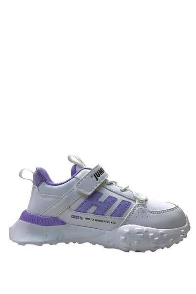Jump 29602 Light Orthopedic Girl's White/Lilac Sneaker