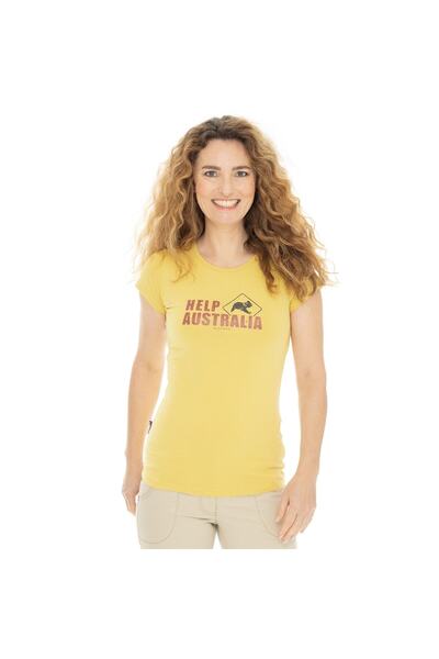 Bushman T-Shirt Help Australia W gelb