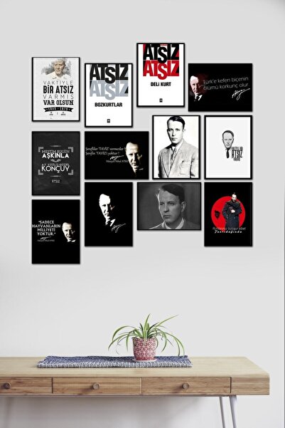 Optimum Design Τραπέζι MDF 12 τεμαχίων Hüseyin Nihal Atsız