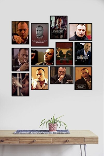 Optimum Design Πίνακας MDF 12 τεμαχίων Süleyman Çakır Kurtlar Vadisi