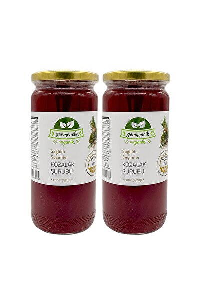 Germencik Organik 2 Adet 450ml Kozalak Şurubu