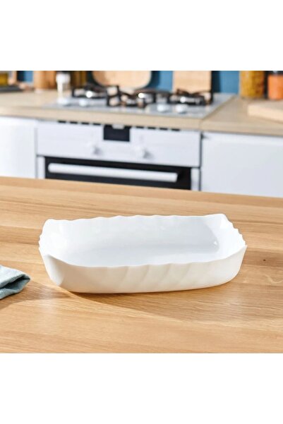 Luminarc Large Baking Pot - 29X23 Rectangular, Pasta Pastry and Carnivorous Tray, Cake Serving Pot