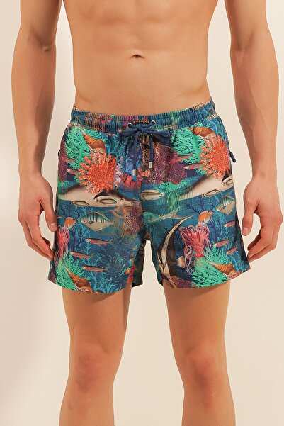 MY'KİNİ Πολύχρωμο ανδρικό μαγιό