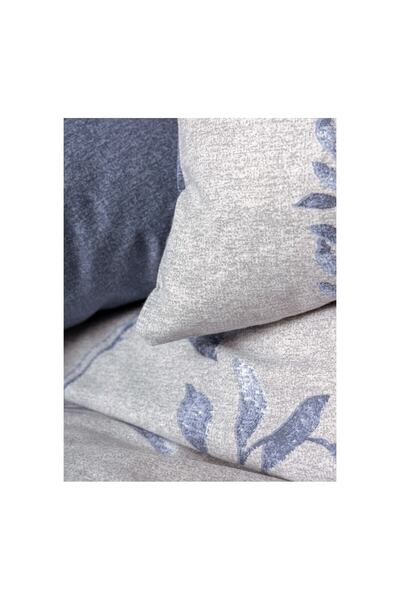 Cotton Box Mode Line Çift Kişilik Nevresim Takımı Nitsa Lacivert