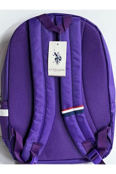 U.S. Polo Assn. Rucsac de școală Horzental de dimensiuni mari, licențiat, potrivit pentru utilizare zilnică, sezon nou