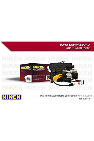 Niken Hava Kompresörü Metal Çift Silindir