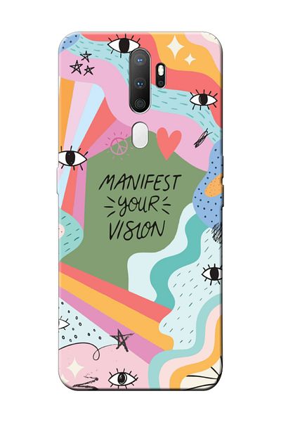 frondcase حافظة هاتف Oppo A9 2020 Manifest Your Vision Green Phone Case
