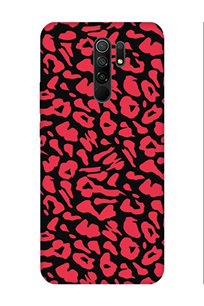 frondcase حافظة هاتف ريدمي 9 باللون الأسود مع نمط الفهد