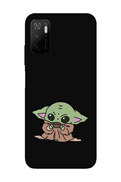 frondcase حافظة هاتف ريدمي نوت 11se بيبي يودا باللون الأسود