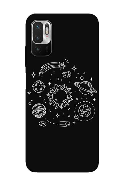 frondcase حافظة هاتف ريدمي نوت 10 5 جي بلانيت باللون الأسود