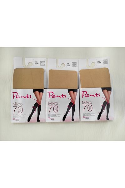 Penti Micro 70 Trousers Socks - Κάλτσες μέχρι το γόνατο 3 ΤΕΜΑΧΙΑ