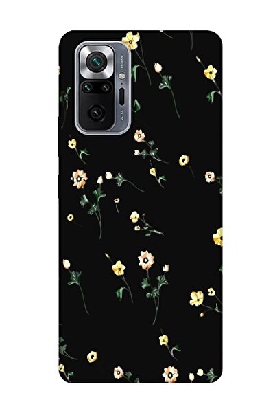 frondcase حافظة هاتف ريدمي نوت 10 برو باللون الأسود الزهري