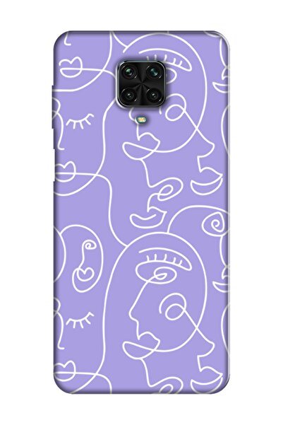 frondcase حافظة هاتف Redmi Note 9s Face Art Lilac