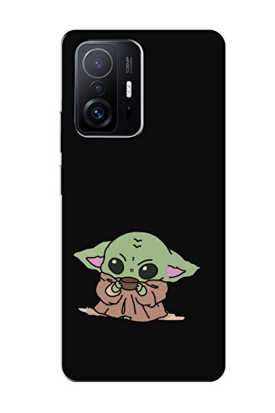 frondcase حافظة هاتف Xiaomi Mi 11t Pro Baby Yoda باللون الأسود