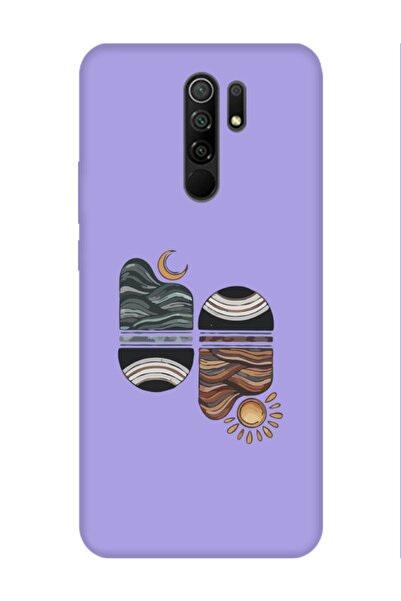 frondcase حافظة هاتف Redmi 9 Sunset Wave Lilac