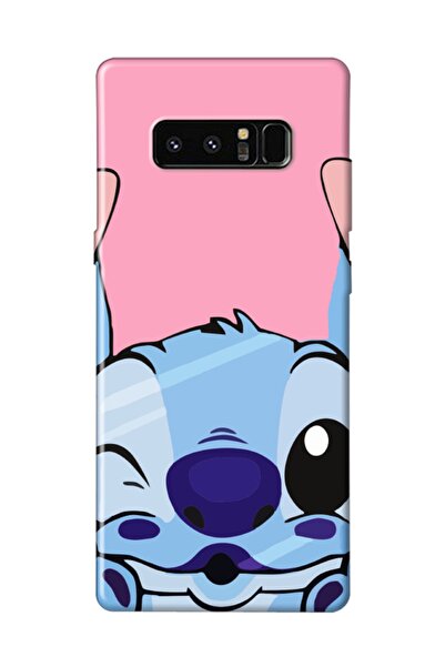 frondcase Samsung Note 8 Stitch Pembe Telefon Kılıfı