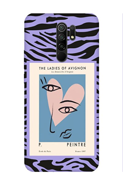 frondcase حافظة هاتف ريدمي 9 زيبرا بيكاسو ليلك