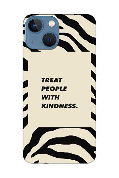 frondcase حافظة هاتف آيفون 13 ميني زيبرا موتو باللون الأسود