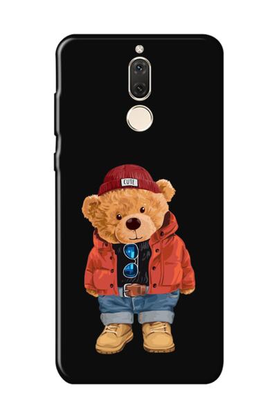 frondcase Huawei Mate 10 Lite Teddy Bear Siyah Telefon Kılıfı