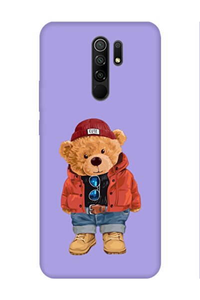 frondcase حافظة هاتف ريدمي 9 تيدي بير ليلك