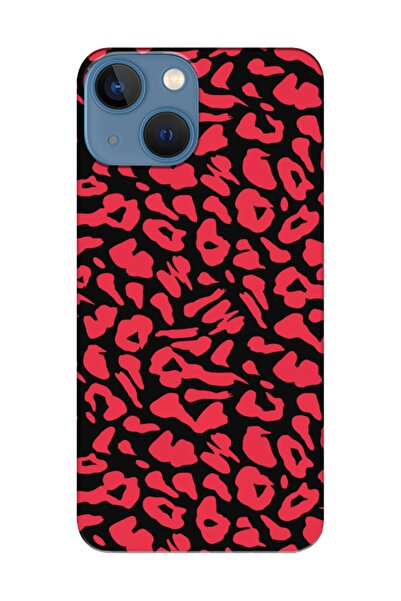 frondcase حافظة هاتف آيفون 13 ميني بنقشة الفهد باللون الأسود