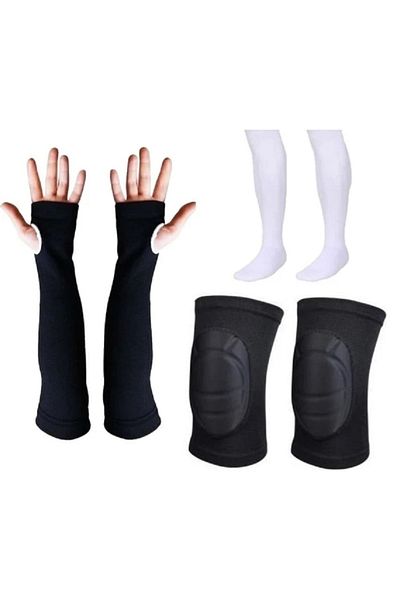 CeyDef Volleyball Knee Pad Set Knee Pad Ellik Socks