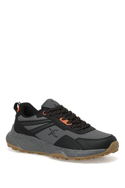 Kinetix SPEEDFORCE PU 3PR Black Men's Running Shoes
