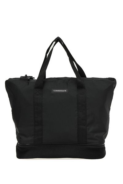 lumberjack UL BLOOM 37GYM 3PR Schwarze Unisex-Sporttasche