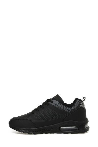 Kinetix TONA PU 3PR Black Men's Sneaker