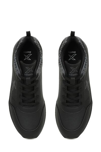 Kinetix TONA PU 3PR Black Men's Sneaker