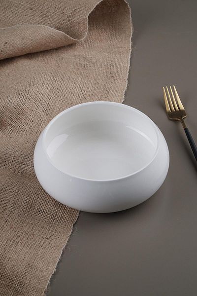 ACAR Bianco Perla Round Bowl - 18.2 cm