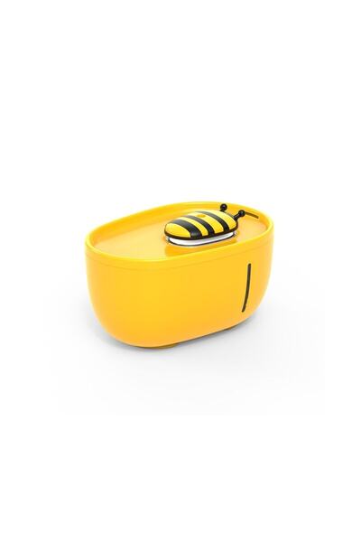 FloriaShopping موزع مياه نحلة ذكي بسعة 2 لتر، موزع مياه هادئ، موزع مياه أوتوماتيكي (ضوء LED)