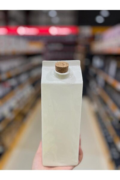 Decorland Porselen Süt Şişesi 1lt