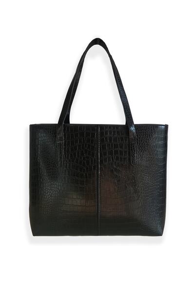 Luvenis Дамска чанта за документи и лаптоп с крокодилски мотив, 13-14 инча