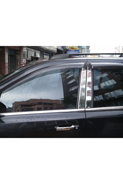 Titiz Krom Aksesuar Kia Sorento 2004-2009 Krom Cam Çıtası ve Kapı Direk Aksesuarı 10P