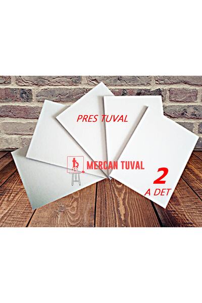 mercan tuval Mercan Pres Tuval 17 Cm X 23 Cm 2 Li Paket