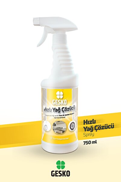 GESKO Ağır Kir Yağ Sökücü, Fırın Ve Izgara Temizleyici Sprey 750 ml