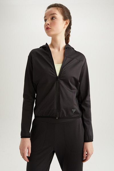 DeFacto Fit Standard Fit Skuba Diving Fabric Cardigan