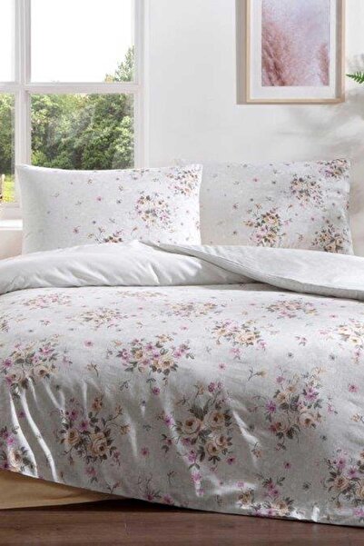 Özdilek Nev Rozen Nevresim Takımı Çift Kişilik Gri