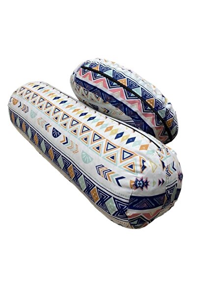 REMEGE Набір з килимка для йоги з мандаловим візерунком та валика для йоги