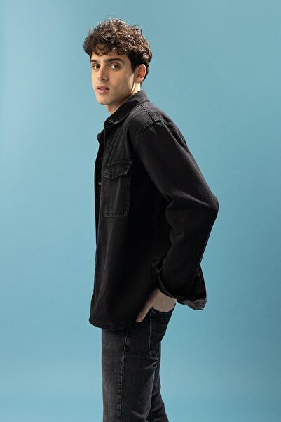 DeFacto قميص ريلاكس فيت بأكمام طويلة