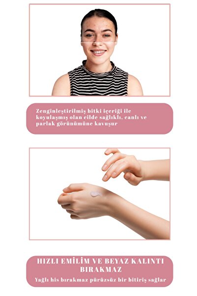 nowy Spf+50 Uvb-uva Pink Touch (pembe) Yüksek Korumalı Yüz Güneş Kremi Leke Karşıtı (arbutın )75 Ml