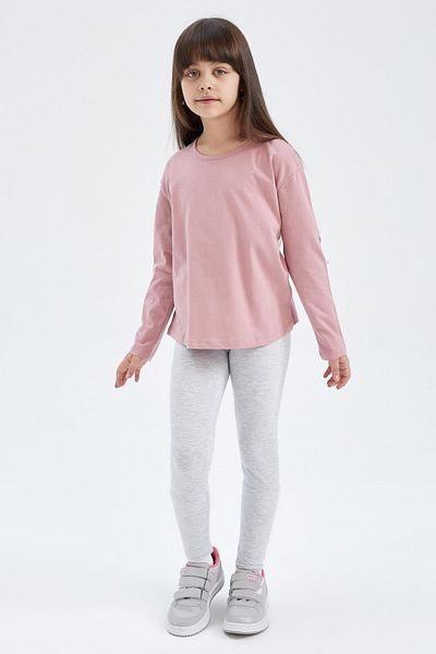 DeFacto Girl's Slim Fit Basic Ankle Length Tights
