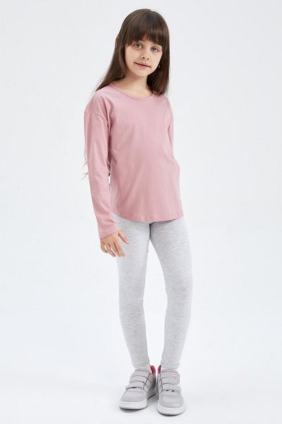 DeFacto Girl's Slim Fit Basic Ankle Length Tights