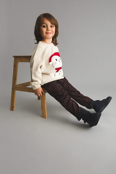 DeFacto Baby Boy Plaid Patterned Flannel Pants