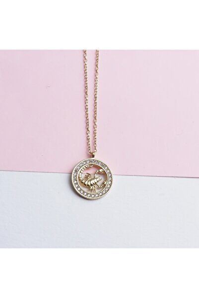 Glorria Gümüş Akrep Burcu Kolye