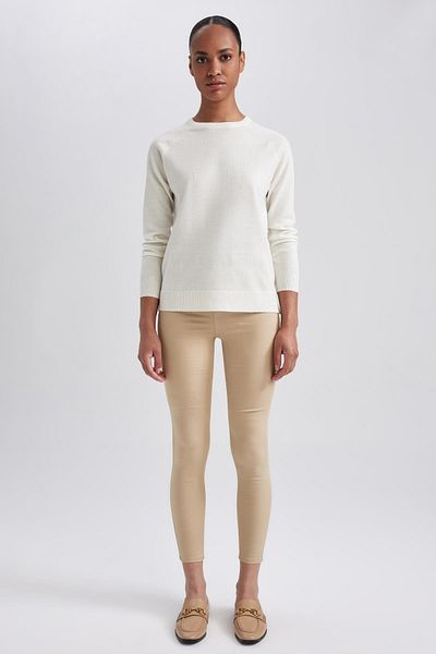 DeFacto Skinny-Fit-Jeggings mit hoher Taille und schmalem Bein – knöchellang A8564ax23au